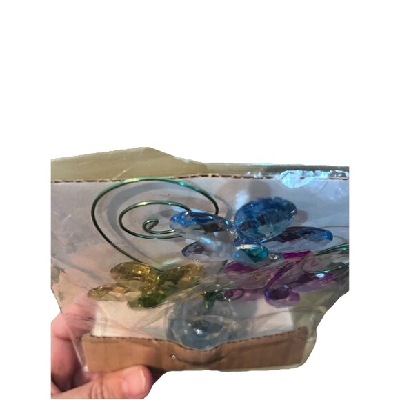 Ganz Crystal Expressions Acrylic 5in Flower Daisy Posy Pot Photo Display Holder - Picture 4 of 4